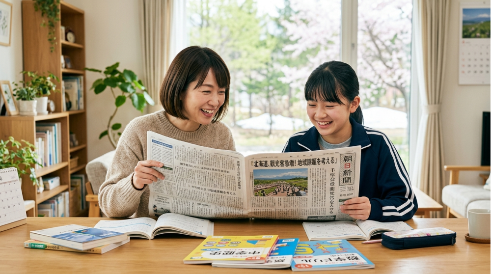 どうして学習に朝日新聞がいいの？