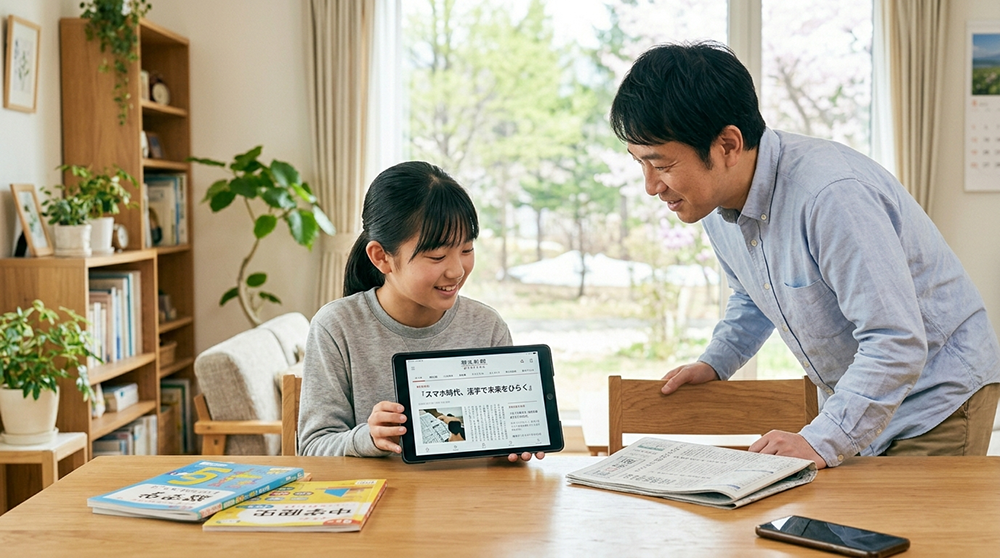 どうして学習に朝日新聞がいいの？