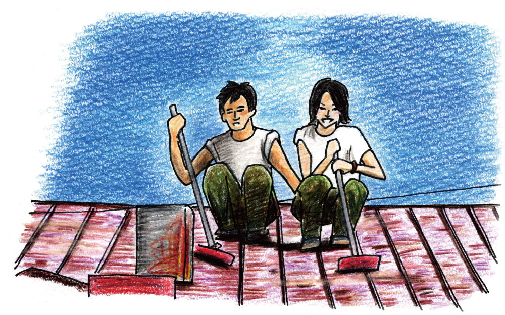 映画と握手