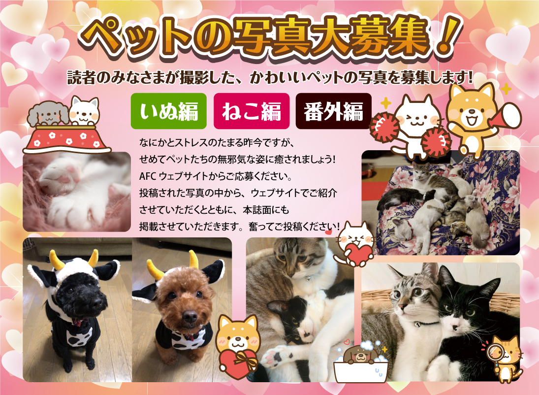 ペットの写真大募集