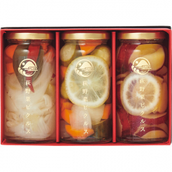 プレゼント「萩野菜 ピクルス3種セット」の画像です