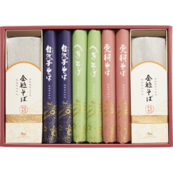 プレゼント「自然芋そば 各種蕎麦食べ比べ」の画像です