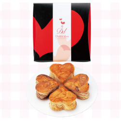 プレゼント「ドルチェデュオ よつ葉のハートデニッシュ」の画像です