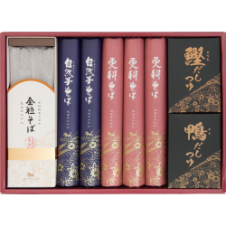 プレゼント「自然芋そば そば・つゆ詰合せ」の画像です