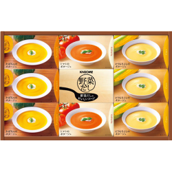 プレゼント「カゴメ 野菜だしのポタージュ詰合せ」の画像です