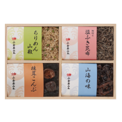 プレゼント「小倉屋山本 ちりめん山椒　昆布詰合せ」の画像です